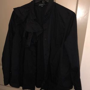 Black button shirt